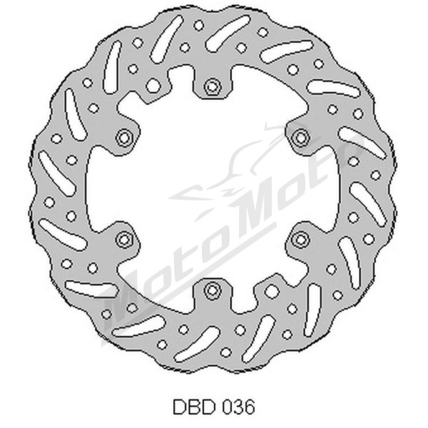 Delta braking front disc (260x126,5x3mm) KTM / Gas Gas 125-450 91-25