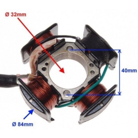 Universal stator ignition 4coils 7contact pins