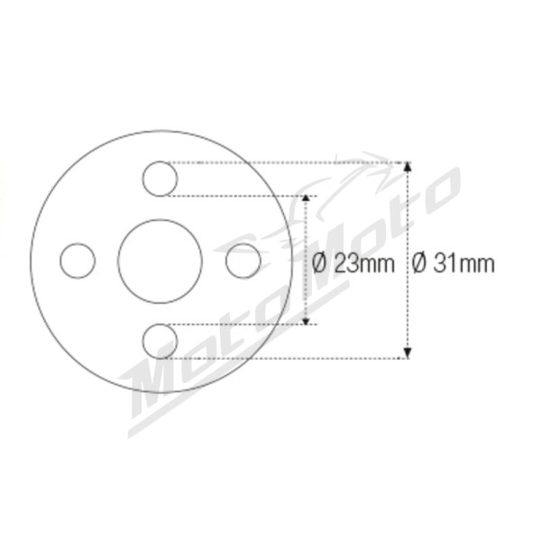 JMP Spanner Nut Socket for Steering Stem 23/31mm. Ducati