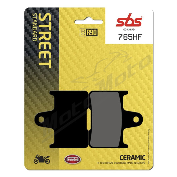 SBS HF Street 765HF Ceramic Organic Brake Pads Suzuki GSF / GSX / GSX-R 600-1400cc 01-07