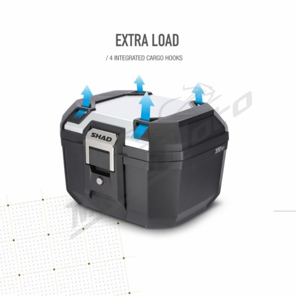 TOP CASE SHAD TERRA TR41 ALUMINIUM 41L