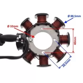 Stator ignition ZIPP V-2 4T 5wires