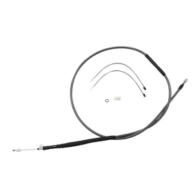 MAGNUM SHIELDING Polished Karbon Fiber Clutch Cable Harley Davidson FLHR / FLHTC / FLHX / FLSTN / FLTR / FLTRX 1584/1690 08-17 174.5cm 