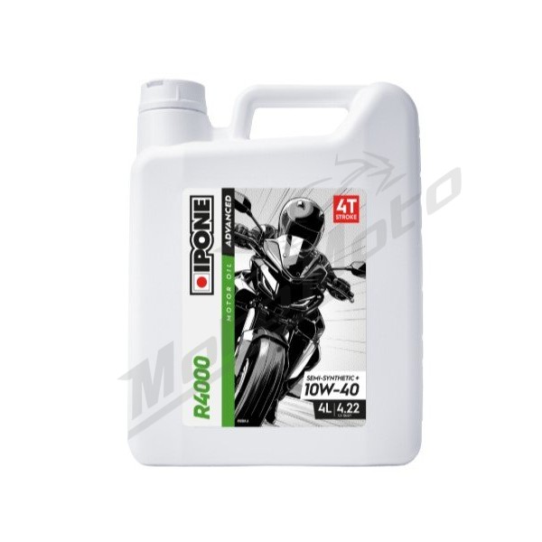 IPONE R4000 10W40 Semi-synthetic oil 4T 4L