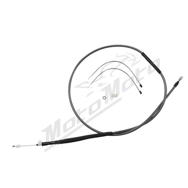MAGNUM SHIELDING Polished Karbon Fiber Clutch Cable Harley Davidson FLHR / FLHTC / FLHX / FLSTN / FLTR / FLTRX 1584/1690 08-17 174.5cm 