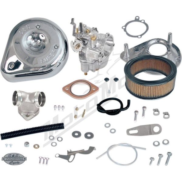 S&S CYCLE Super E Carburetor Kit with Manifold Harley Davidson XL 883-1200cc 04-06