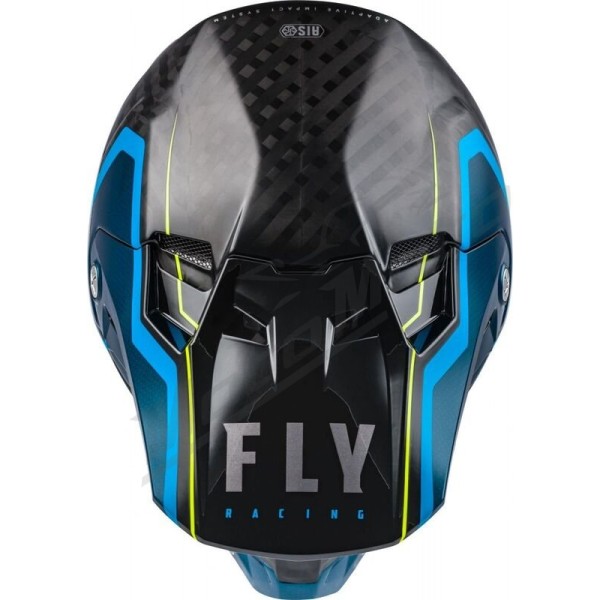 FLY RACING Formula Carbon Axon Helmet Black/Blue  XL