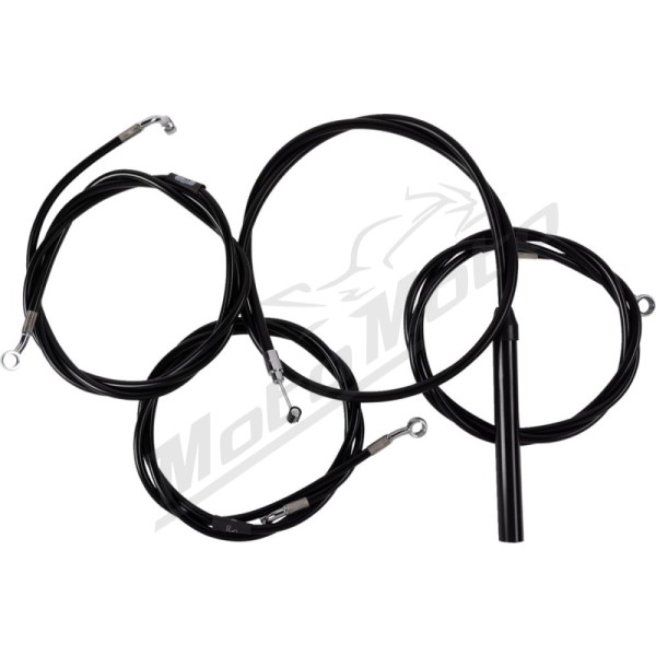 LA CHOPPERS Ape Hangers vairo / sankabos / stabdžių trosų / lynų prailginimo kompl. Harley Davidson 1868-1977 23-26