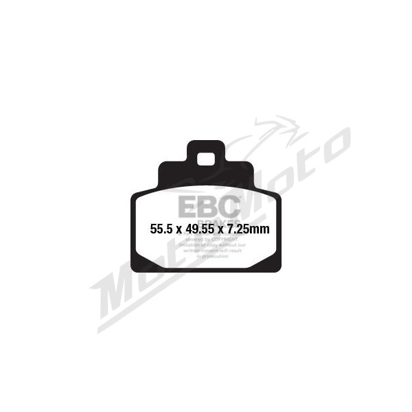 EBC SFA-HH Series Sindered Scooter Brake Pads SFA681HH PIAGGIO MP3 300-500 14-19