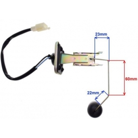 Fuel level sensor assy BARTON/ FERRO/ KEEWAY/ KINGWAY/ MOTOBI/ RMMOTOR/ TOROS/ ZIPP