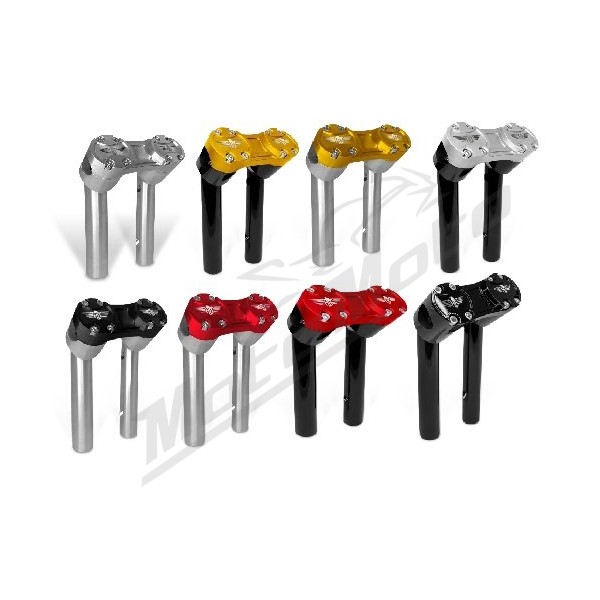 HEINZ BIKES Clubstyle Pullback Riser Ø25.4mm 25.5cm Harley Davidson FLD / FXDB / XL / XR / XLH / FXRC / FLSTC 883/1927 70-24 