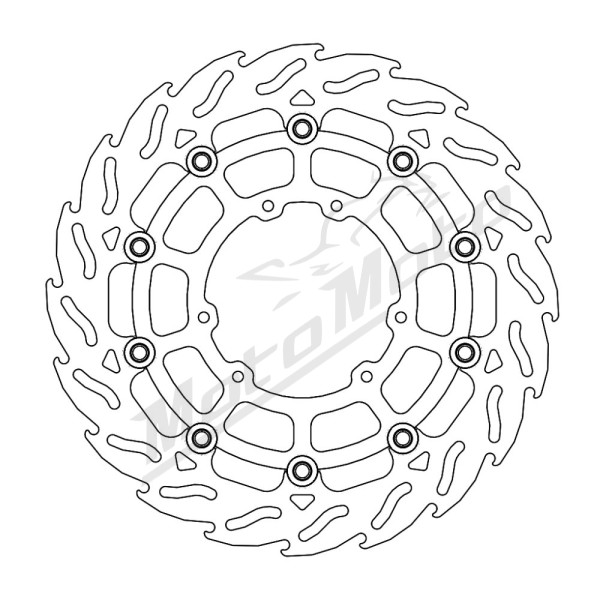 Moto-Master Floating Front Brake Disc 300mm Honda CR / CRF 125-500cc 95-25