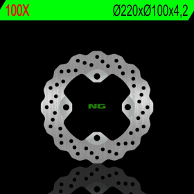 NG BRAKES Wave Fixed Rear Brake Disc 220mm Kawasaki ER / GPX / Ninja / Versys 600-1000cc 98-25