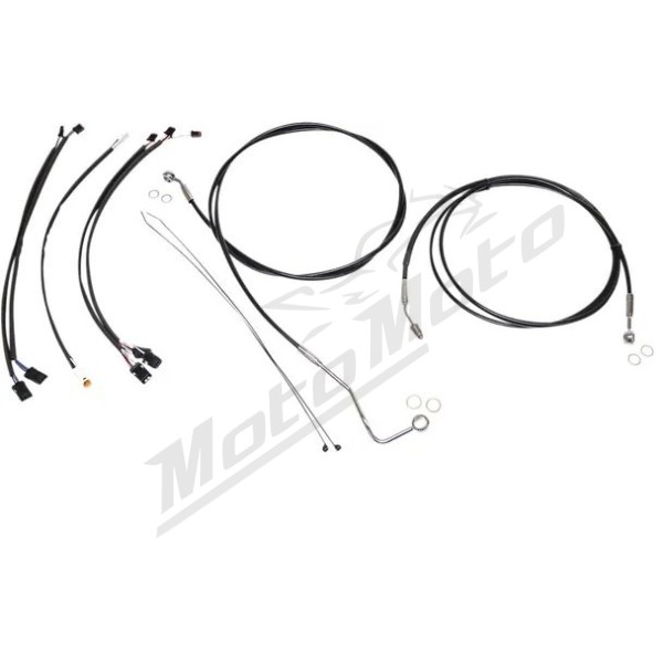 MAGNUM SHIELDING XR Trosų / lynų / elektros laidų prailginimo kompl. juodas 30.5/35.5cm Harley Davidson FLHRXS 1750/1868 17-20