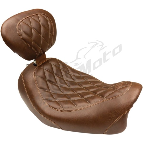 MUSTANG Wide Tripper™ Solo Seat Harley Davidson FXDF 1690cc 14-17