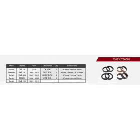 SHOWA Fork Repair Kit Honda / Kawasaki / Suzuki 125-450cc 97-12