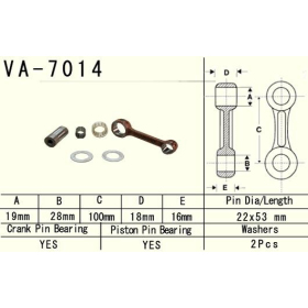 VESRAH Connecting rod Suzuki RM 125 97-98