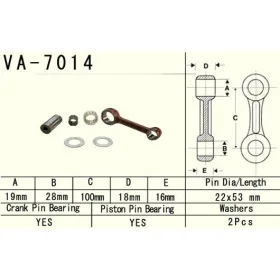 VESRAH Connecting rod Suzuki RM 125 97-98