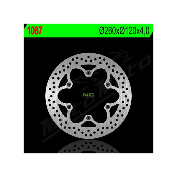 NG Front Brake Disc 260X120X4mm Beta / Malaguti 125-500cc 05-15