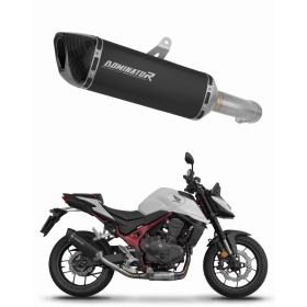 Honda CB 750 Hornet 2023 Dominator Exhaust Silencer Muffler HP6 BLACK + dB killer