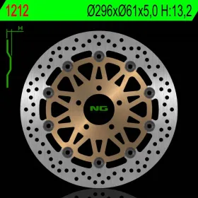 NG BRAKES Front Floating Brake Disc 296mm Kawasaki ZX-9R Ninja 900cc 98-99