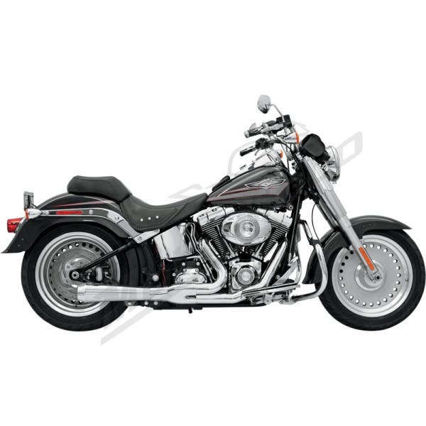 BASSANI XHAUST Road Rage 2:1 išmetimo sistema Harley Davidson 1340-1690cc 1985-2017