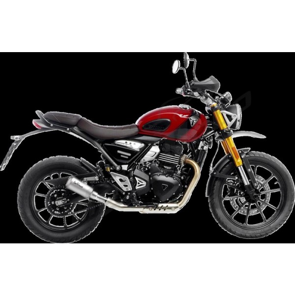 LEOVINCE LV-10 Slip-On Muffler TRIUMPH SPEED/SCRAMBLER 400 24-25