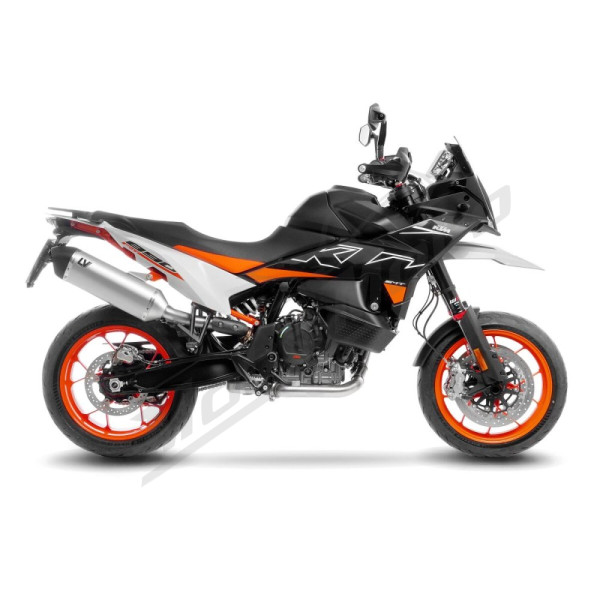 LEOVINCE LV-14 Stainless Steel / Carbon Fiber / Titanium Slip-On Muffler CF Moto / Husqvarna / KTM 790-901 19-26