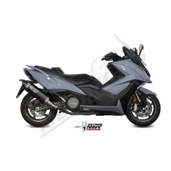 MIVV Speed Edge Black Silencer Kymco AK 550 17-20