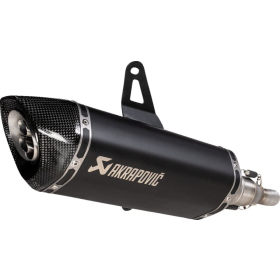 AKRAPOVIC Slip-On Line Muffler Stainless Steel / Carbon Fiber Italjet Dragster 125-200 20-25