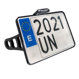HEINZ BIKES License Plate Side Mount 160x220mm Harley Davidson FLD / FXD / FXDL / FXDWG / FXDF 1450/1800 06-17