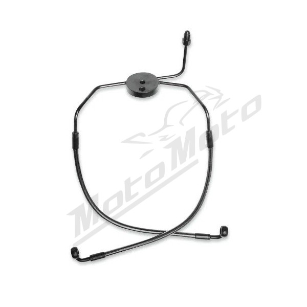MAGNUM SHIELDING Priekinių apatinių stabdžių žarnelės kompl. juodas Harley Davidson FXDL / FXDX / XL / FXDXT 883/1450 96-05