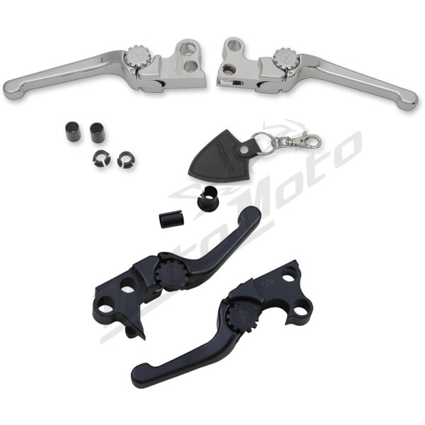PSR Anthem Shorty Lever Set Harley Davidson FLD / FLHR / FLHRI / FLHT / FLSTC / FLSTF / FLSTN / FLTRI / FXD / FXDB / FXS / XL / XLH 883-1690 96-17