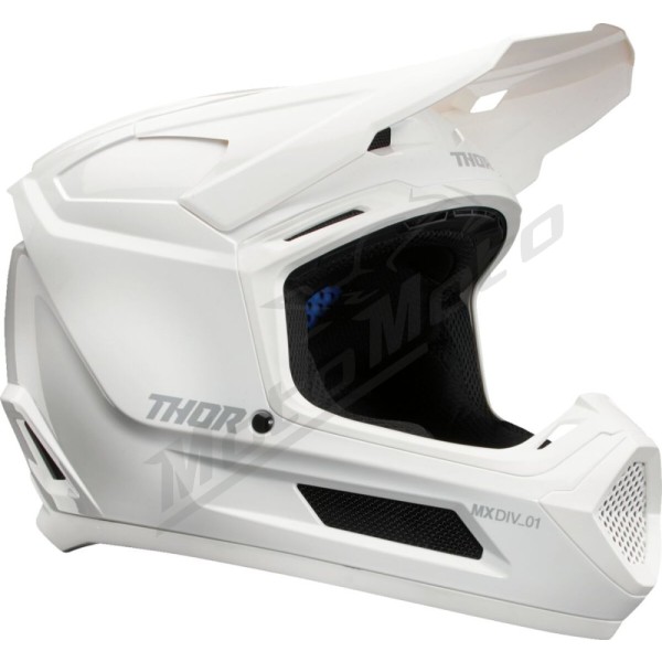 THOR Fleet Whiteout Vaikiškas krosinis šalmas