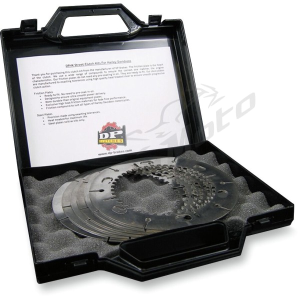 DP BRAKES Aukštos kokybės sankabos tarpdiskių komplektas Harley Davidson FLH / FLHS / FLHT / FLHTC / FLHTCU / FLHTE / FLST / FLSTC / FLT / FLTC 1340cc 83-89