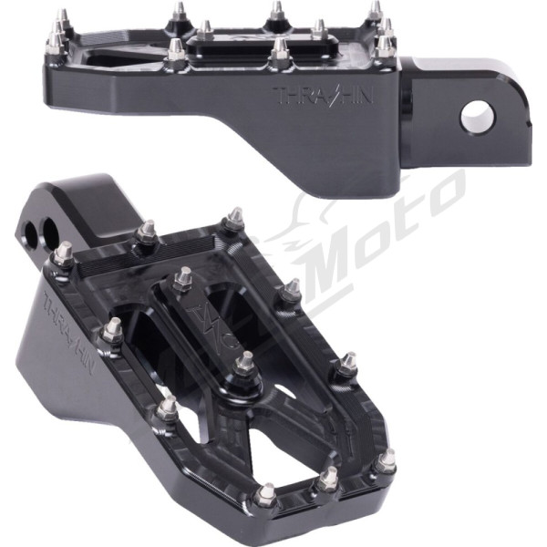 THRASHIN SUPPLY CO. Aggressor Foot Pegs Harley Davidson FLDE / FLFBS / FLHC 1750-1923cc 18-25