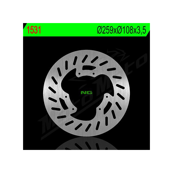NG Front Brake Disc 259X108X3,5mm Malaguti / Yamaha 50-125cc 05-11