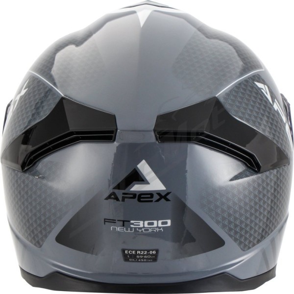 Helmet APEX FT300 New York Grey