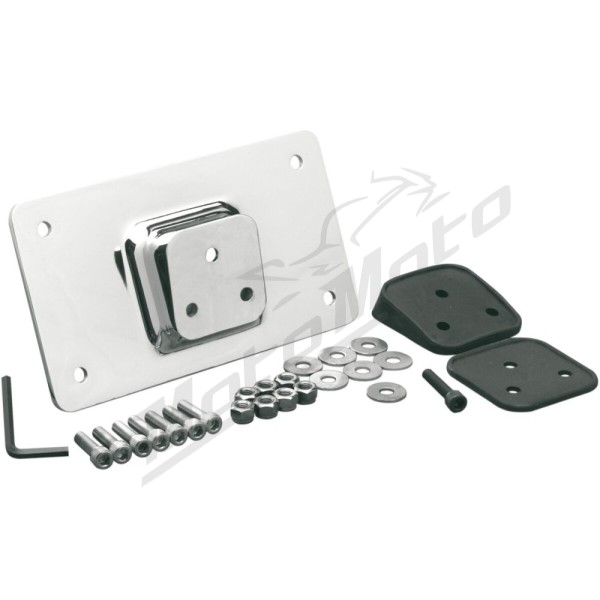 DRAG SPECIALTIES Fender License Plate Mount Harley Davidson FL / FLH / FLHR / FLHRI / FLHRSI / FLHS / FLHX / FLST / FLSTC 883-1800cc 55-17