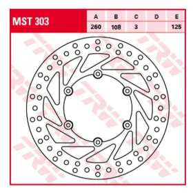 TRW Front Brake Disc GasGas EC / XC / MC 125-515cc 94-18