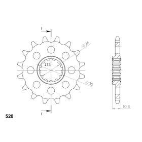 Supersprox Front sprocket 1579.15