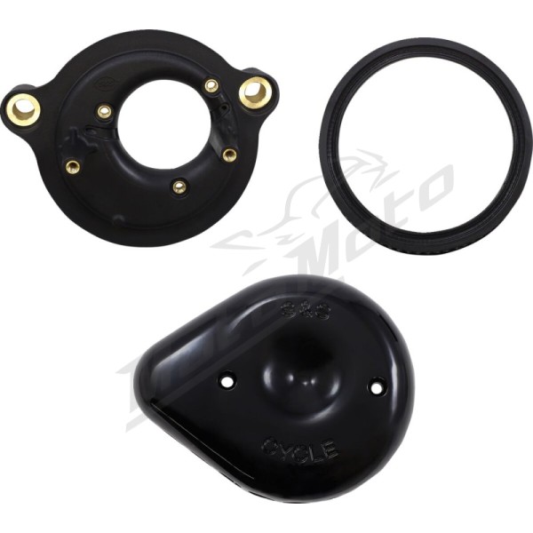S&S CYCLE Mini Teardrop Stealth oro filtro rinkinys Harley Davidson FLDE / FLFB / FLFBS 1750-1977cc 17-25