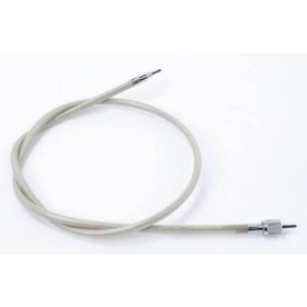 MOTION PRO Armor Coat Braided Stainless Steel Speedometer Cable for Harley-Davidson FLH / FLST / FLTC / FXRS 1340cc 1983–1995