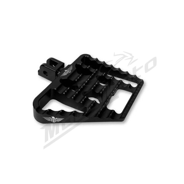 HEINZ BIKES Mini-FloorBoard Front Footpeg Harley Davidson FLDE / FLSL / FXBB / FXST / FXLRS 1750/1923 18-25
