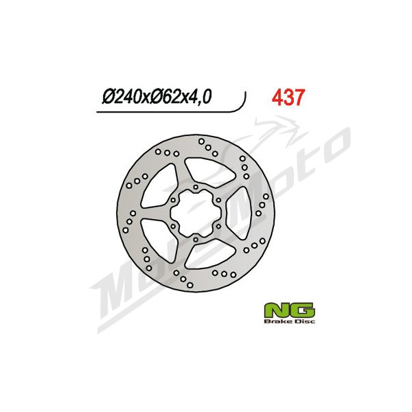 NG Front Floating Brake Disc 240x62x4mm Honda CRM / MTX / XL 125-200cc 85-99