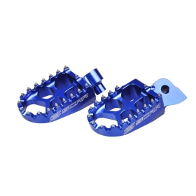 SCAR Evolution Racing Footpegs Blue  YAMAHA WR/YZ 65-450F 99-24