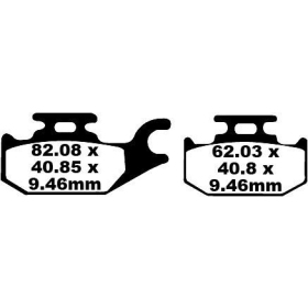 EBC SFA Brake Pads SUZUKI UX 125-150cc 08-14