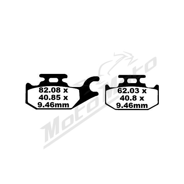 EBC SFA Brake Pads SUZUKI UX 125-150cc 08-14