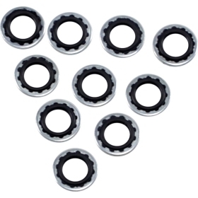 DRAG SPECIALTIES Banjo Bolt Sealing Washers 10mm 10pcs.