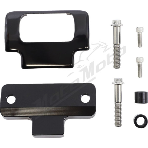 SLYFOX Speedometer Housing And Mounting Kit. Black Harley Davidson FLDE / FLSB / FLSL / FXFBS / FXST 1750-1923 18-22